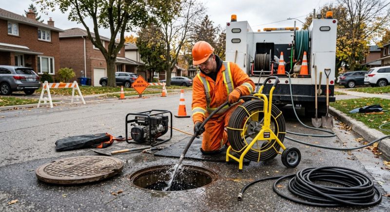 Sewer Line Clearing in Olathe, KS