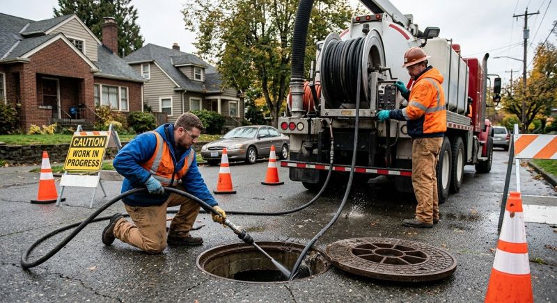 Sewer Line Clearing in North Charleston, SC